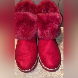 Kissable red juicy couture boots